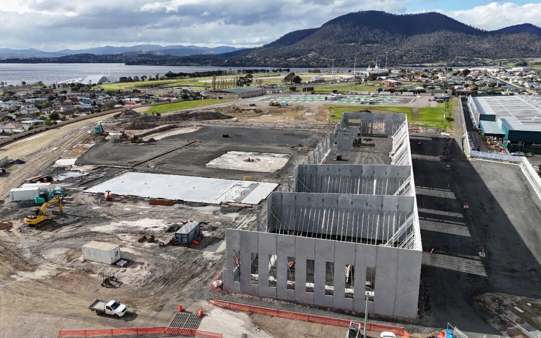 Hobart Showground redevelopment in full swing